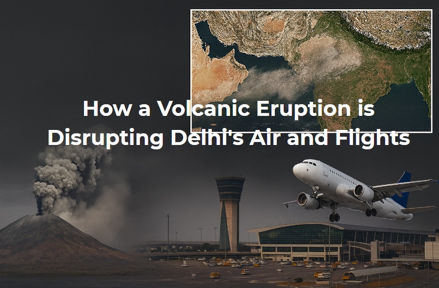 Delhi Air Quality and Flights Hit by Volcanic Ash: Air India and IndiGo Face Disruptions