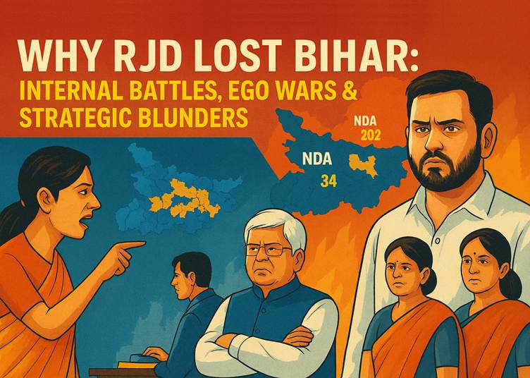 Why Bihar Rejected RJD: A Breakdown of Internal Chaos and Electoral Reality