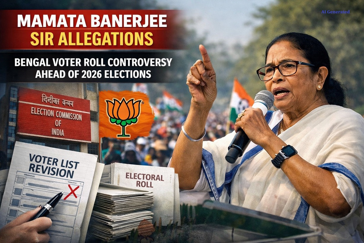 Mamata Banerjee SIR Allegations: EC Bias Charge Ahead of 2026 Polls