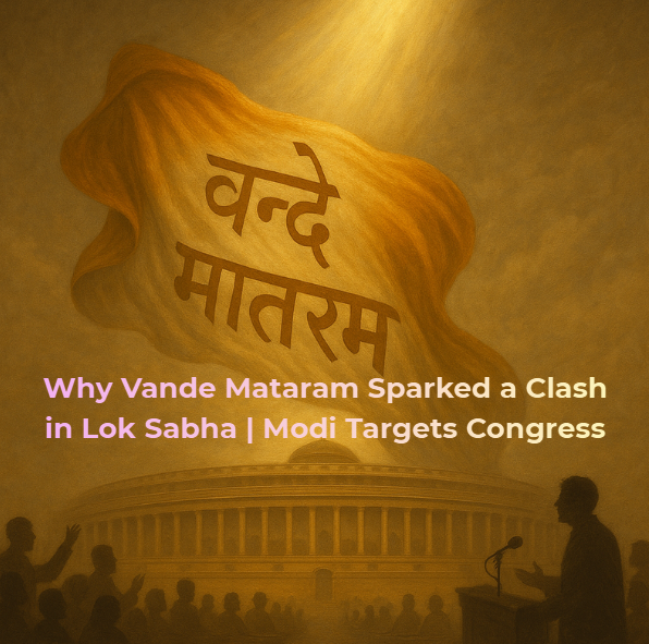 Vande Mataram Debate in Lok Sabha: PM Modi Targets Congress on ‘National Song Neglect’