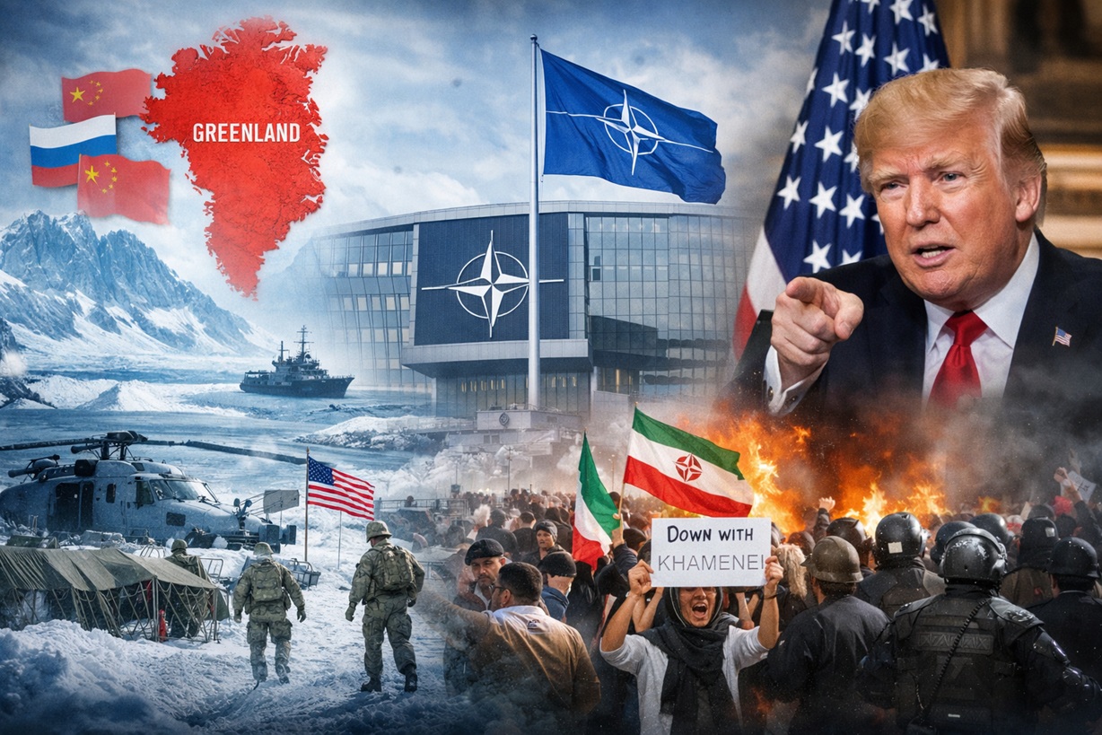 Trump Greenland Invasion Plan Raises NATO Alarm, Iran Tensions Rise