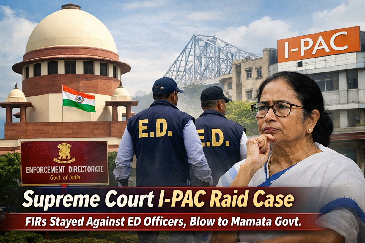 Supreme Court stays FIRs in I-PAC raid case, delivers major setback to Mamata Banerjee