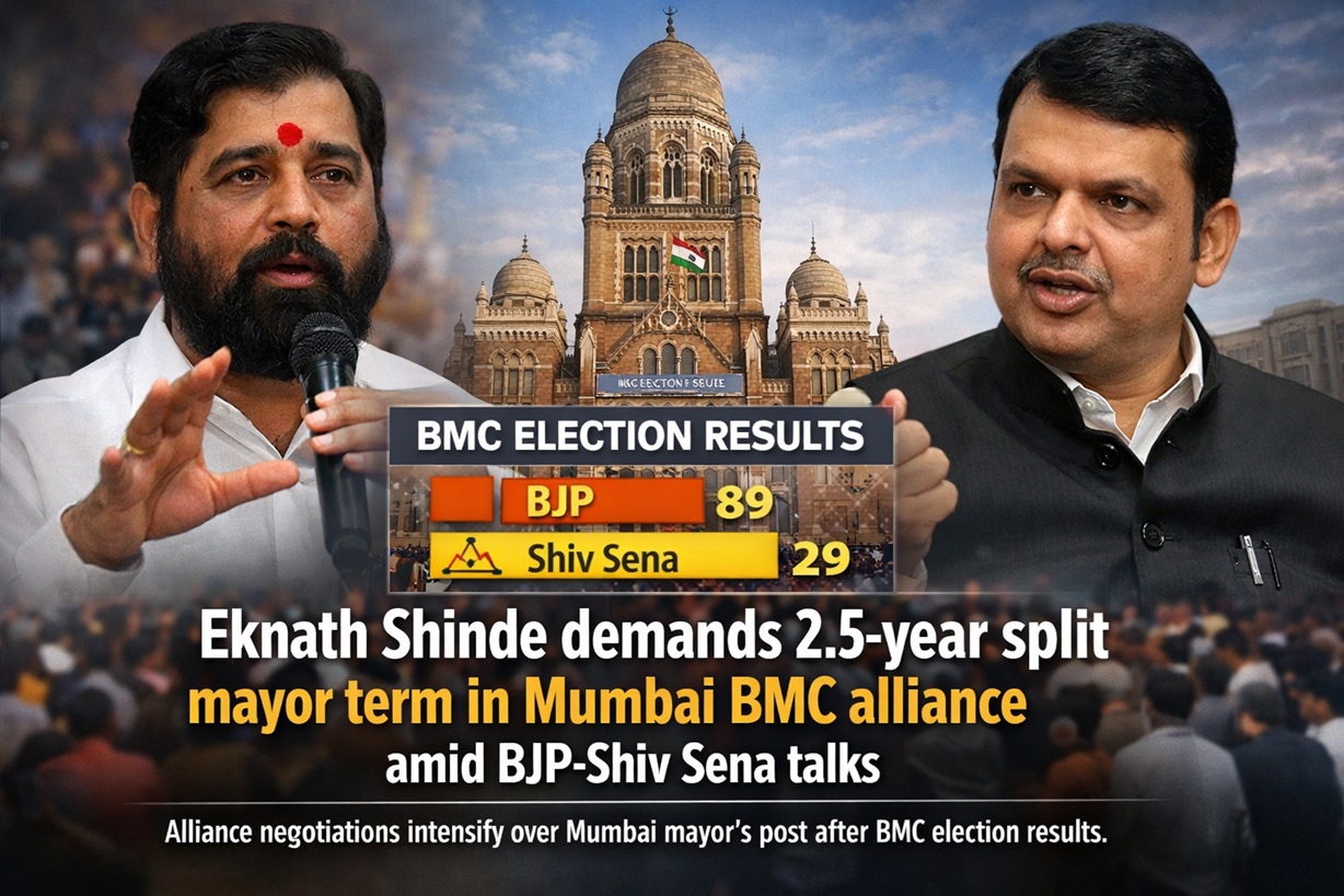 Why Eknath Shinde Wants a 2.5-Year Mayor Term in Mumbai BMC