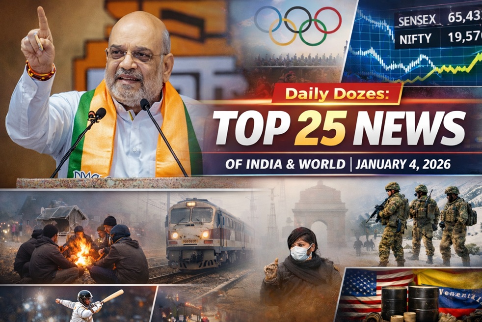 Daily Dozes: Top 25 News of India & World | January 4, 2026