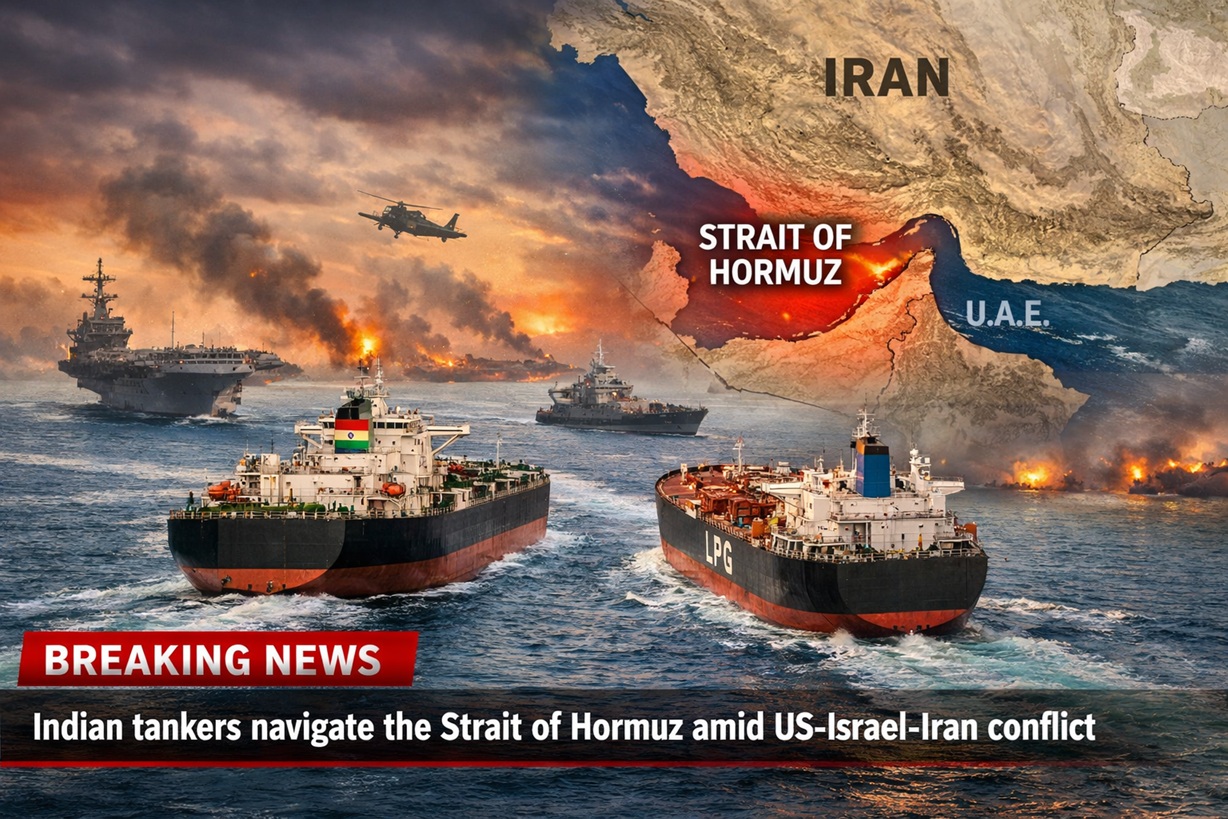 US-Israel-Iran War Day 15: India Secures Tanker Passage Through Strait of Hormuz