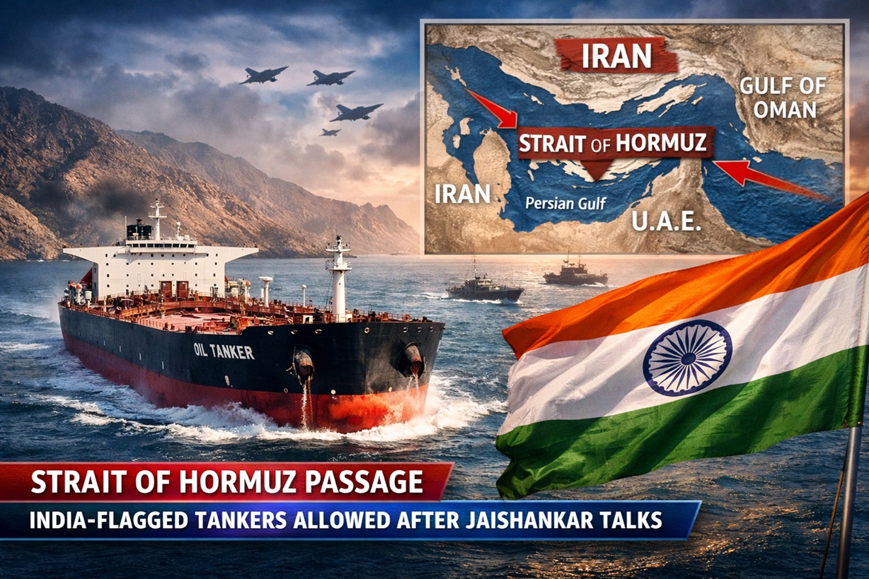 Strait of Hormuz Tanker Passage: Iran Allows India-Flagged Ships After Jaishankar Talks