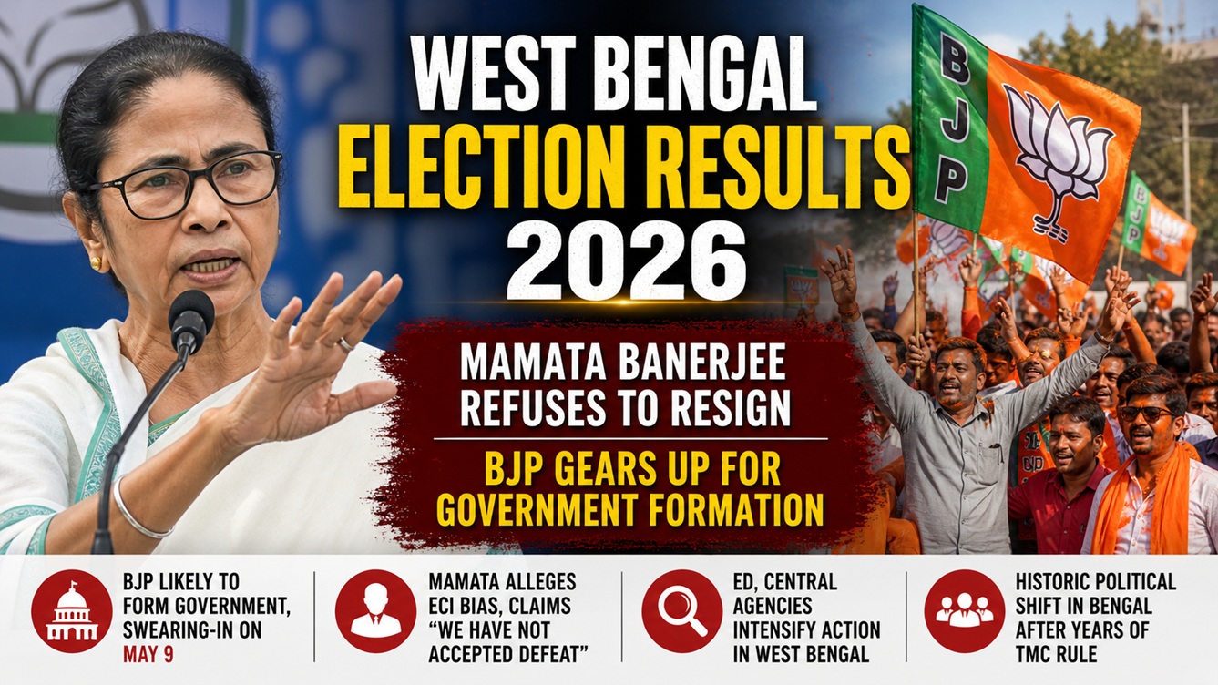 West Bengal Election Results 2026: Mamata Banerjee Refuses to Resign