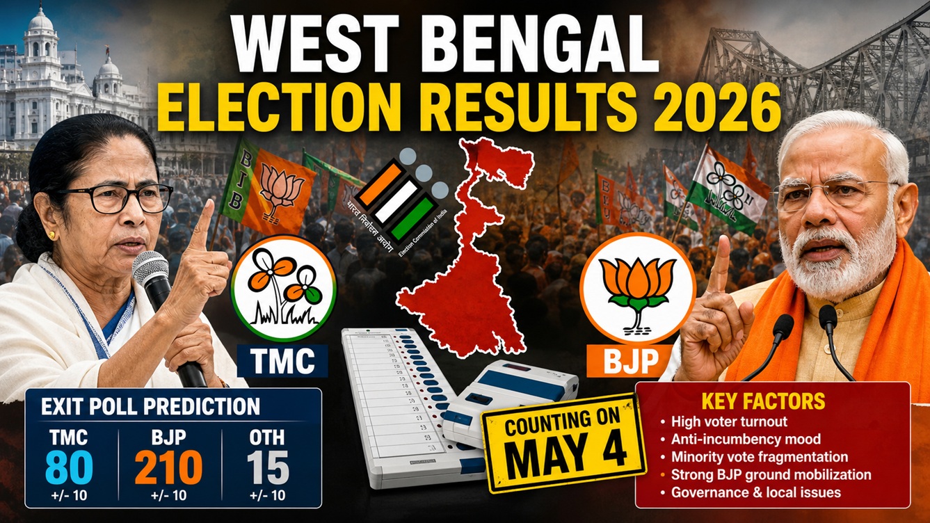 West Bengal Election Results 2026: Exit Polls Predict Major Shift